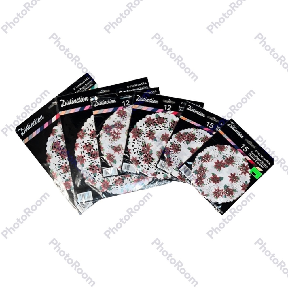 VINTAGE | NWT | Christmas Paper Doilies | 3 Sizes